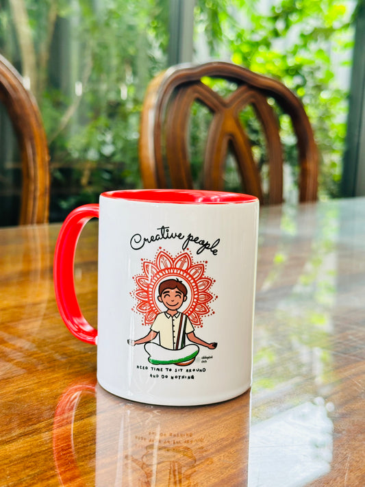 Creative People Illustrated Mug