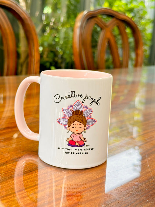 Creative People Illustrated Mug
