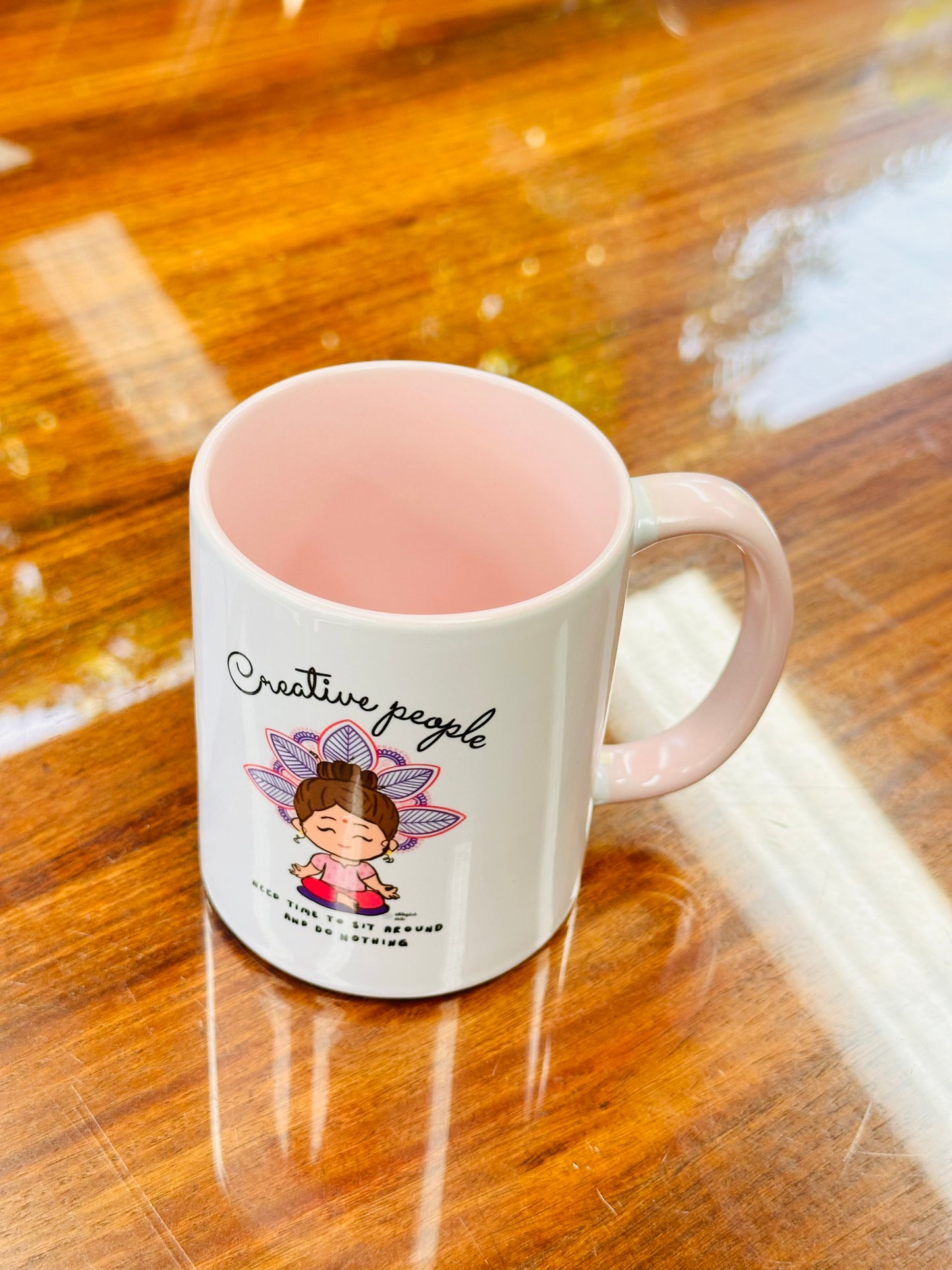 Creative People Illustrated Mug