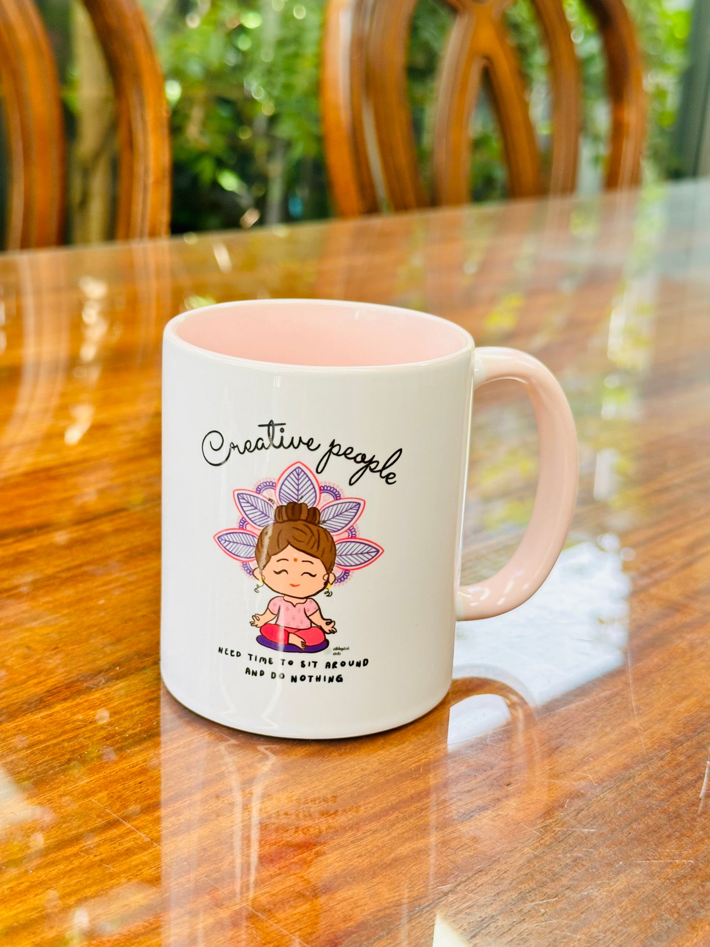 Creative People Illustrated Mug